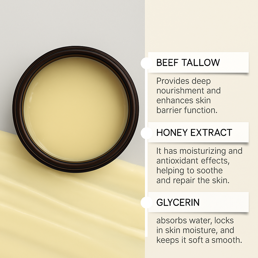 Tallow & Honey Balm Moisturizer